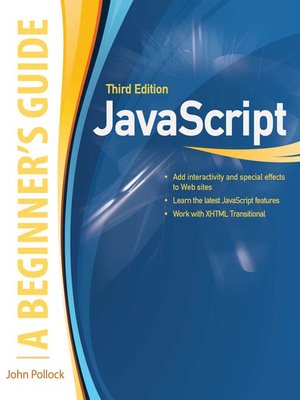 JavaScript, A Beginner's Guide - ebook